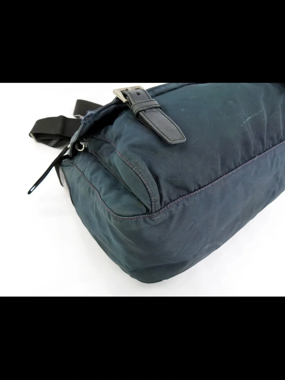Prada Navy Messenger Bag for Men